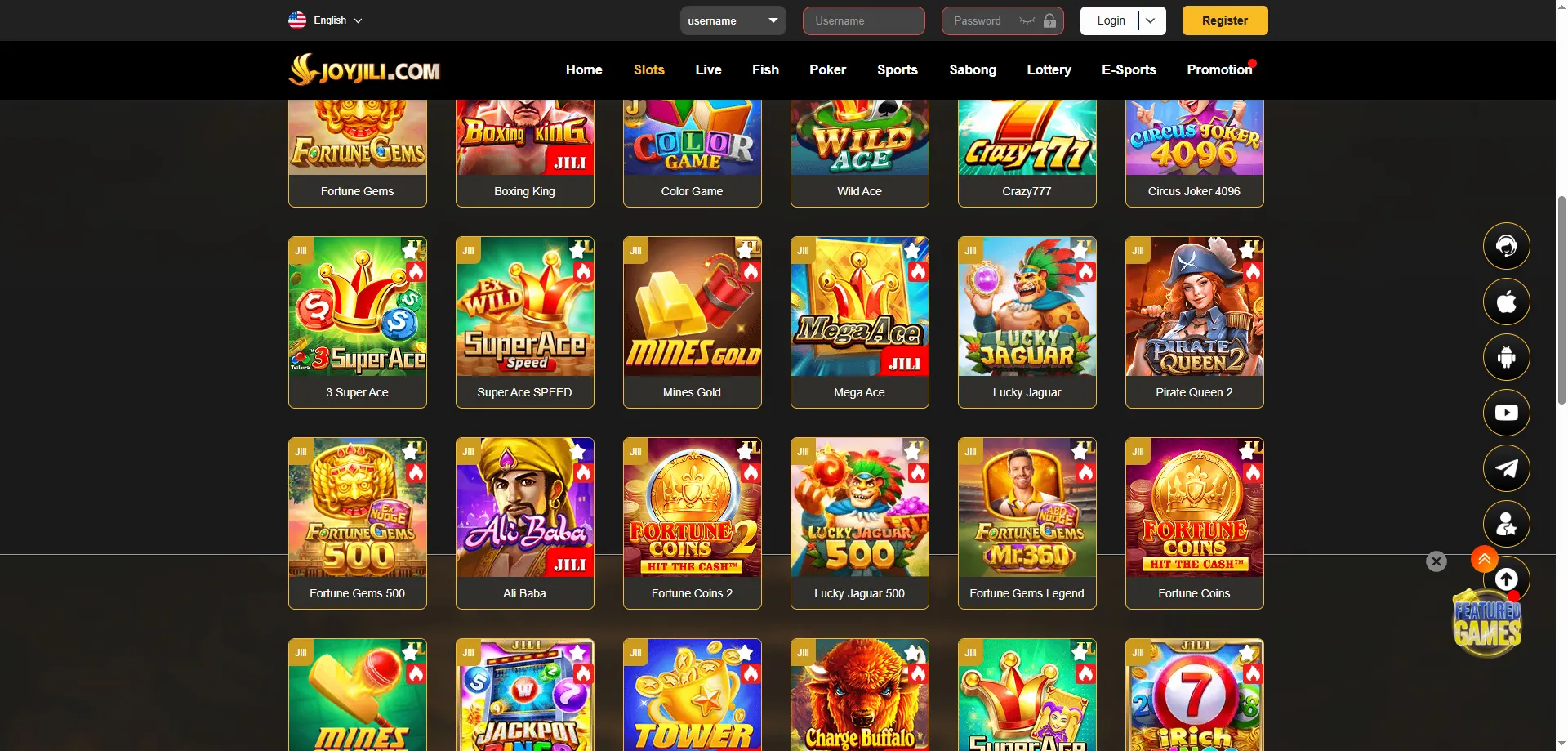 Joyjili casino slot games — JILI, PG Soft, and SpadeGaming titles